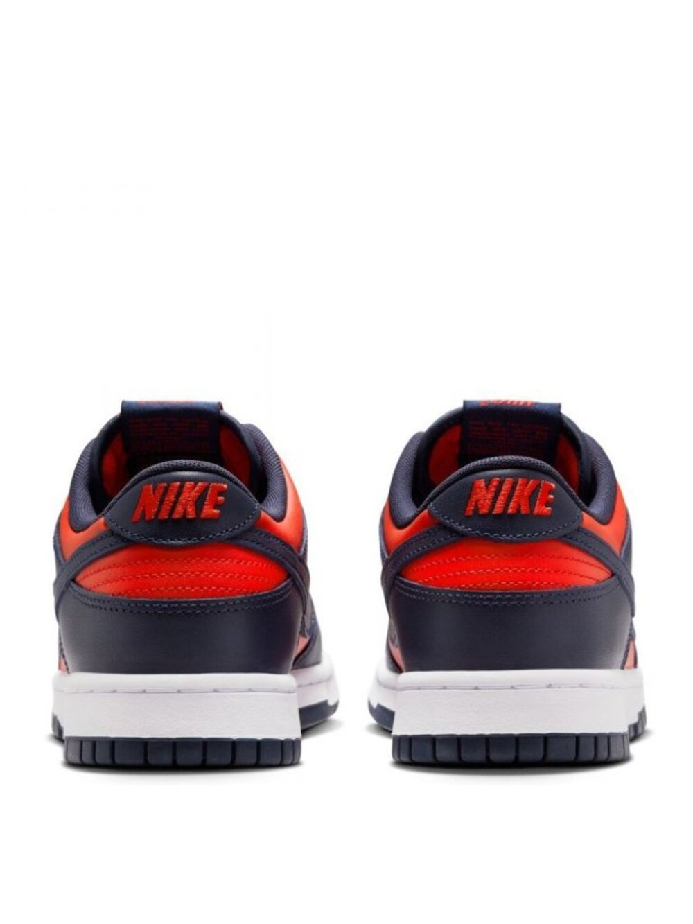 NIKE Men's Dunk Low Retro Navy Red Shoes Size 11 - Picture 4 of 12